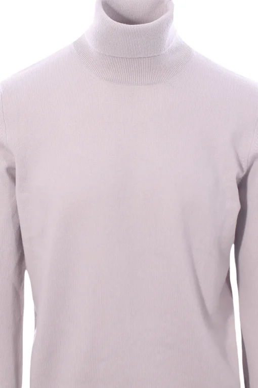 collo alto in lana e cashmere