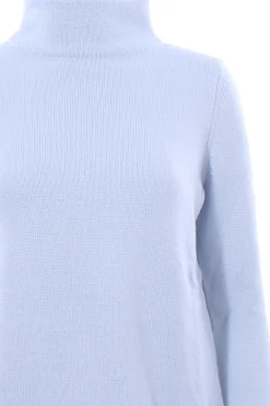 Collo alto in lana e cashmere