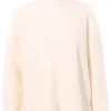 Collo alto in lana seta e cashmere