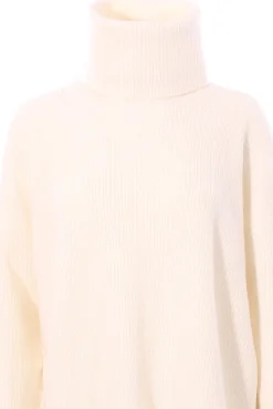 Collo alto in lana seta e cashmere