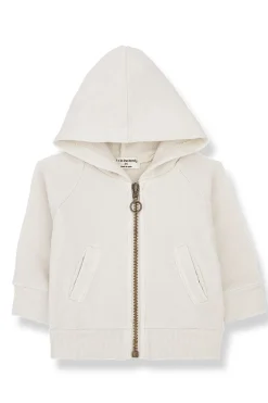 Felpa full zip con cappuccio