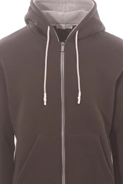 felpa marsupio full zip