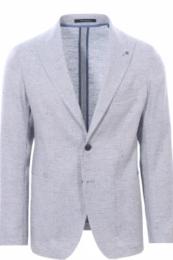 giacca derrick in armatura effetto tweed