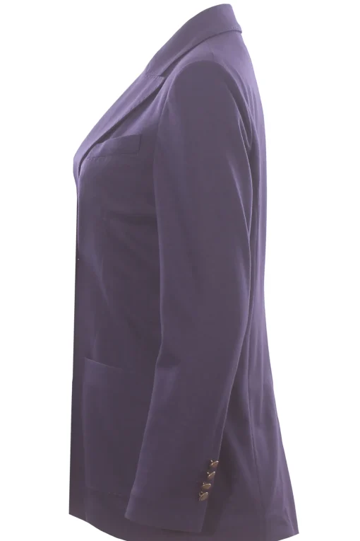 Giacca doppiopetto in lana e cashmere