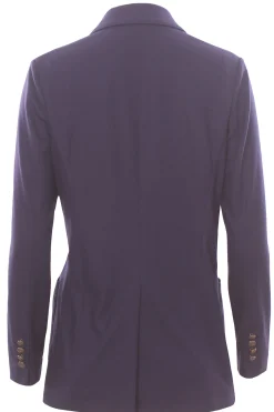 Giacca doppiopetto in lana e cashmere