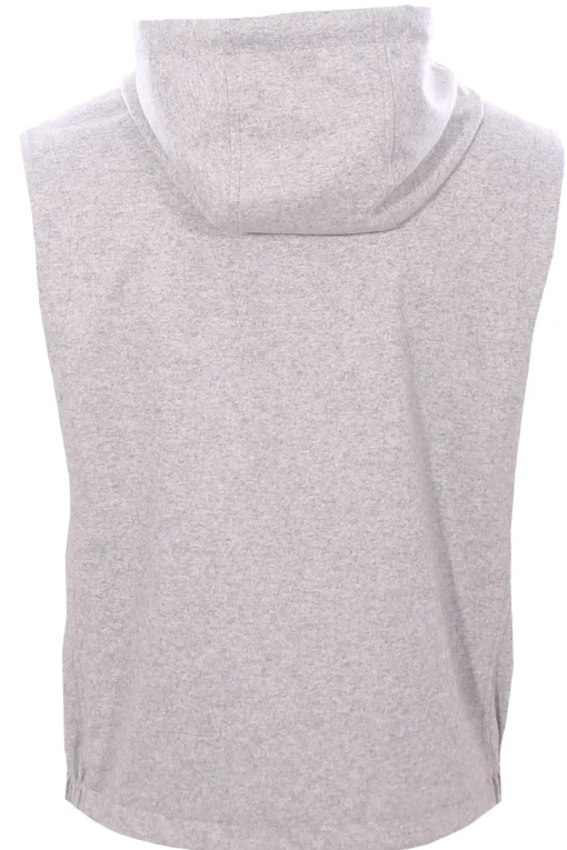gilet reversibile in tecno cashmere e nylon