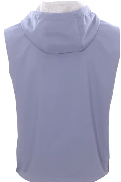 gilet reversibile in tecno cashmere e nylon