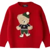Girocollo in lana orso natale