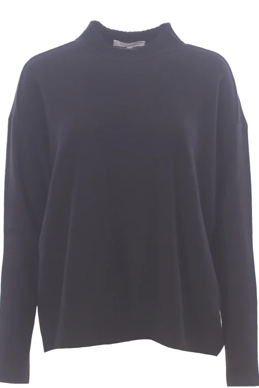 Girocollo in lana seta e cashmere