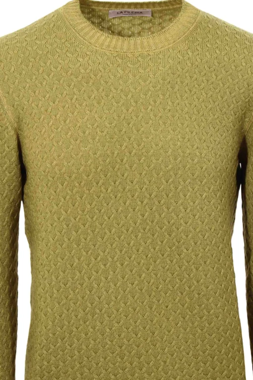 Girocollo vintage treccina