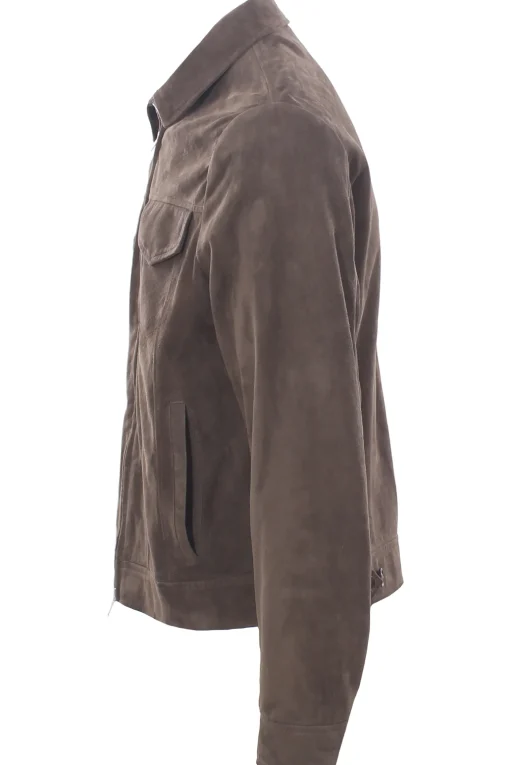 giubbino in suede