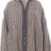 Giubbino vichy con zip