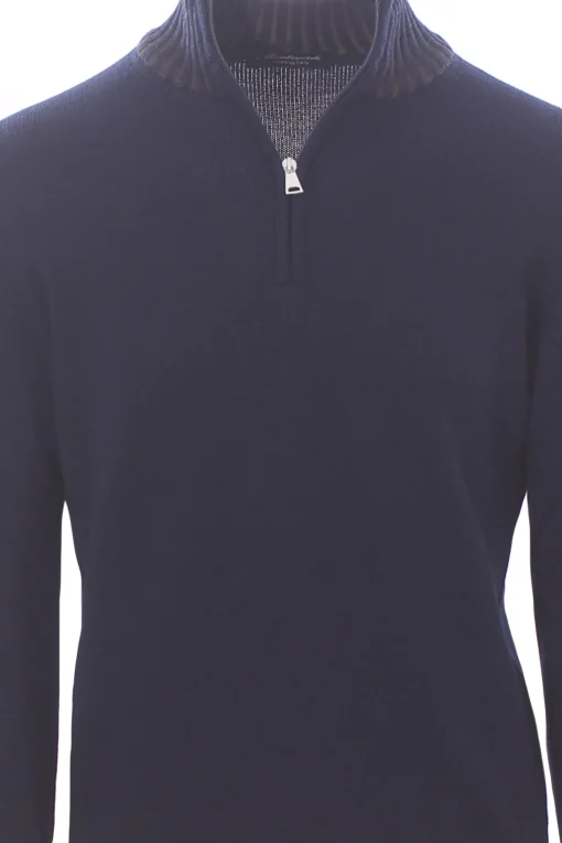 lupo zip bordi vanisè in lana merino