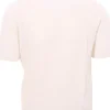 maglia effetto doppio capo in cotone nido d'ape