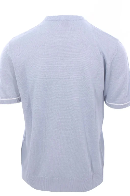 maglia effetto doppio capo in lino