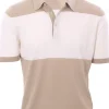 maglia polo bicolor