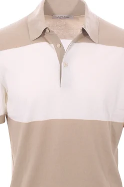 maglia polo bicolor
