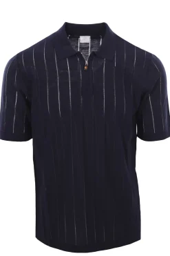 Maglia polo con zip