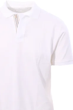 maglia polo in jersey di cotone