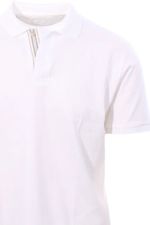maglia polo in jersey di cotone