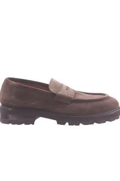 mocassino in camoscio brushed