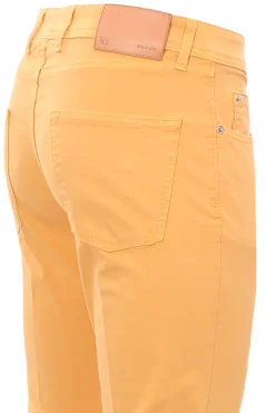 pantalone 5 tasche in cotone stretch