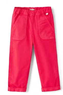 Pantalone baggy in cotone stretch