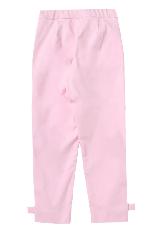 Pantalone capri con fiocchetto