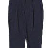 Pantalone con pinces in lana stretch
