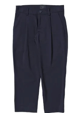 Pantalone con pinces in lana stretch