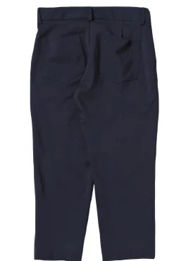 Pantalone con pinces in lana stretch