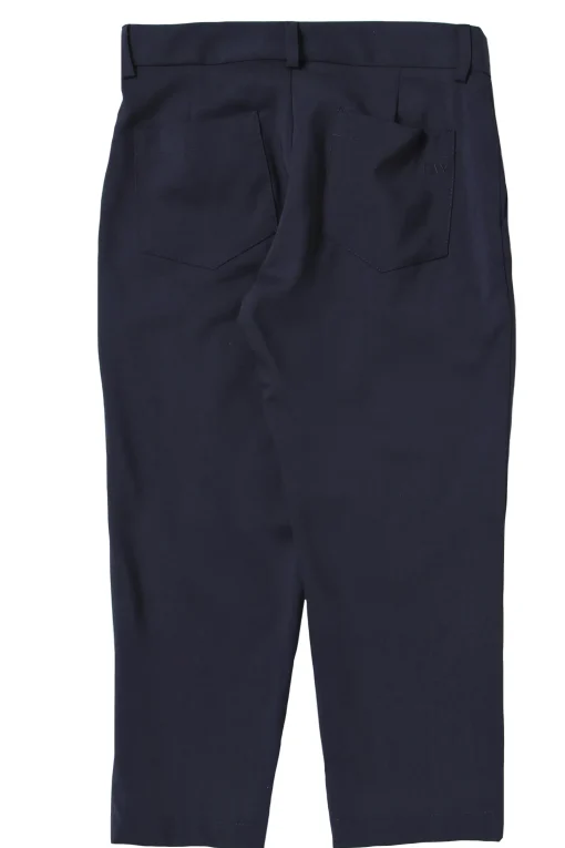 Pantalone con pinces in lana stretch