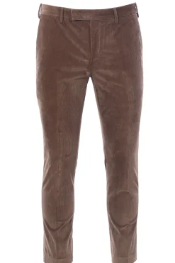 pantalone dieci f.f. in velluto 1000 righe super soft