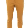 pantalone dieci in tela di lana stretch