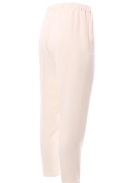 Pantalone gamba stretta con risvolto