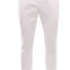 Pantalone gaubert in cotone stretch