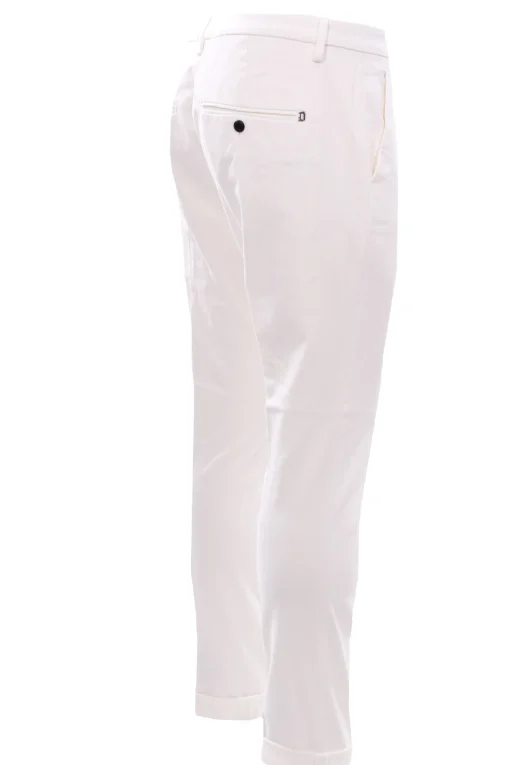 Pantalone gaubert in cotone stretch
