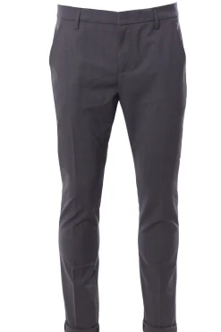 pantalone gaubert in tela di lana stretch