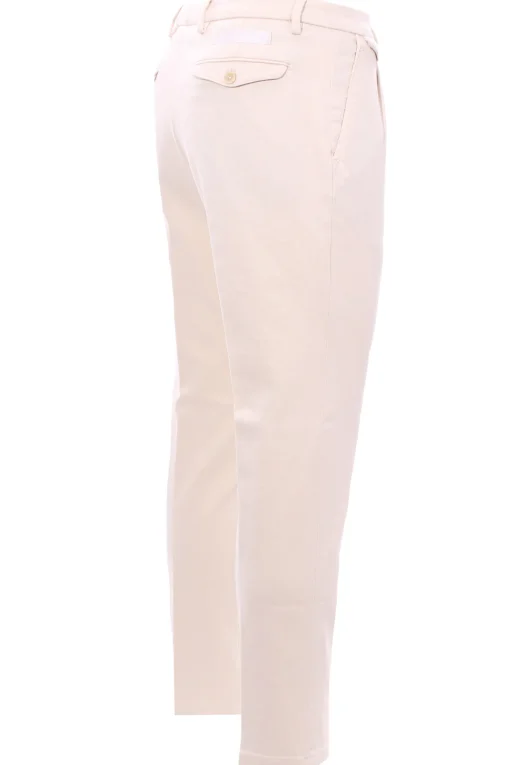 pantalone in bull di cotone stretch