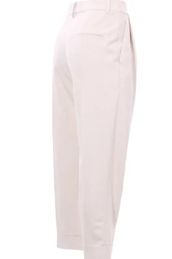 Pantalone in cotone lurex
