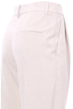 Pantalone in cotone lurex