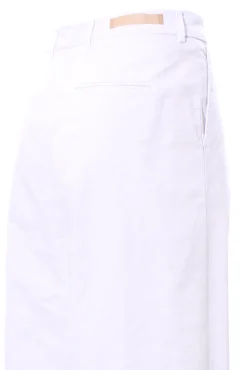 Pantalone in cotone vita alta