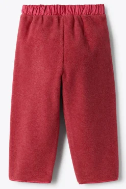 pantalone in lana cotta