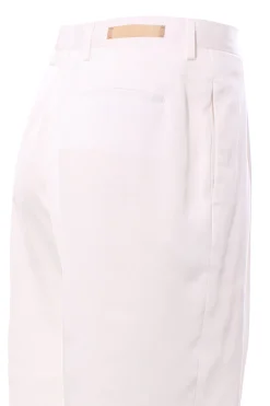 Pantalone in tencel vita alta