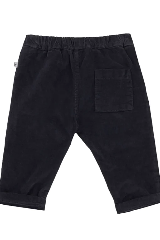Pantalone in velluto liscio