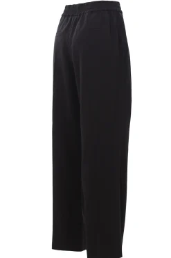 Pantalone in viscosa e lana con pinces