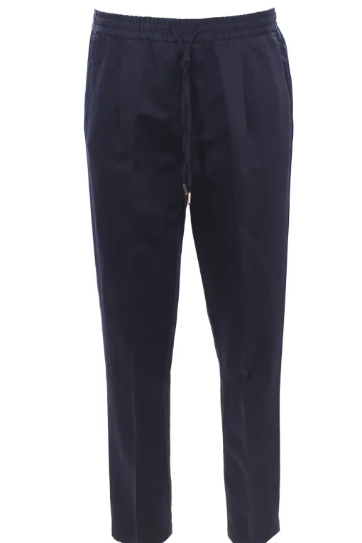 Pantalone jogging in lino e cotone