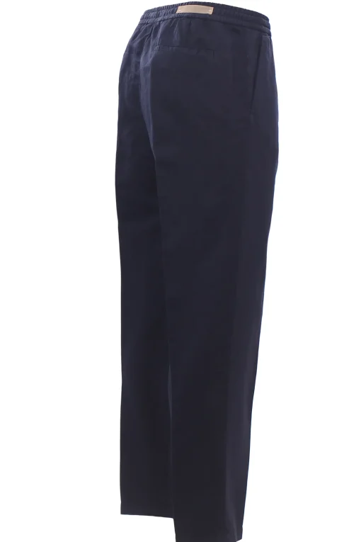 Pantalone jogging in lino e cotone