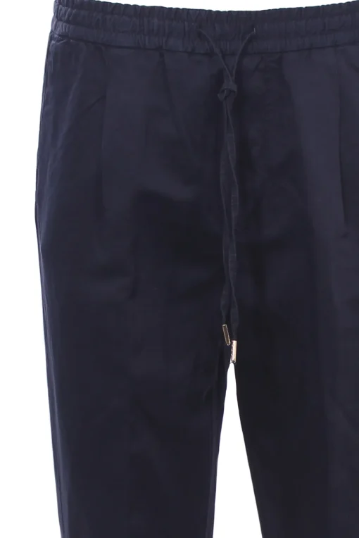 Pantalone jogging in lino e cotone