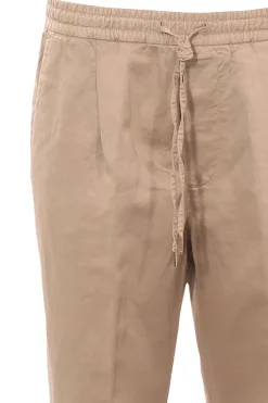 Pantalone jogging in lino e cotone